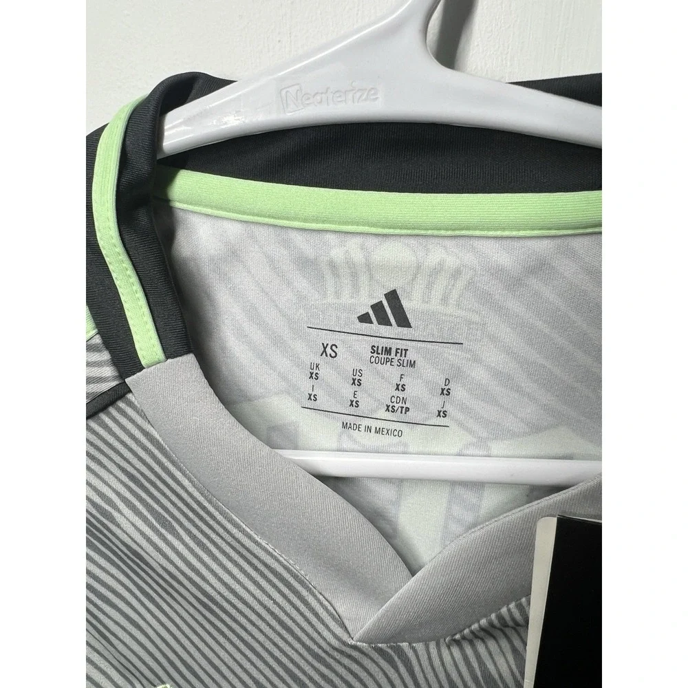 Adidas Club America 25/26 Third Long Sleeve Jersey XS Gray JN8638 NWT